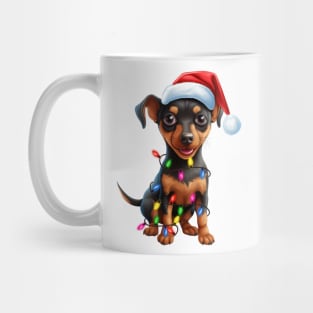 Christmas Miniature Pinscher Mug